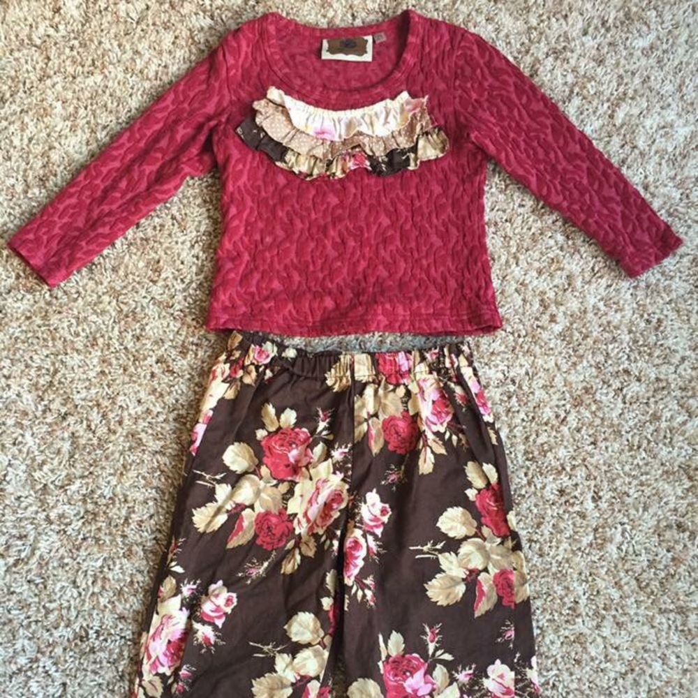 Vintage couture set Girls 2T